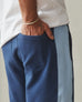 Men's Colorblock Sweatshort - Marine Navy Powder Blue